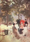 Konstantin Korovin Paris Cafe (nn02) oil painting artist